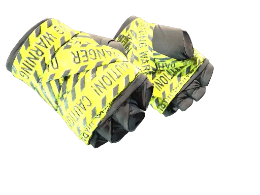 CS2 Hand Wraps | CAUTION! - Extraordinary Gloves skin