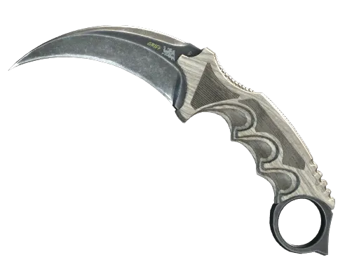 ★ StatTrak™ Karambit | Black Laminate (Minimal Wear)