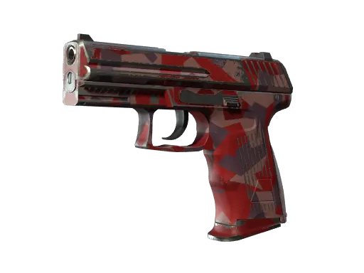 StatTrak™ P2000 | Red FragCam (Well-Worn)