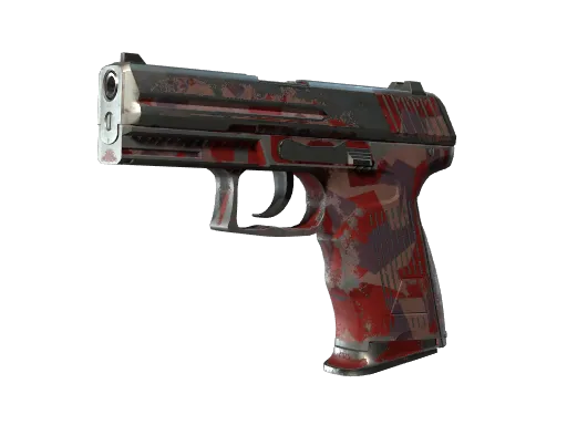 StatTrak™ P2000 | Red FragCam (Battle-Scarred)