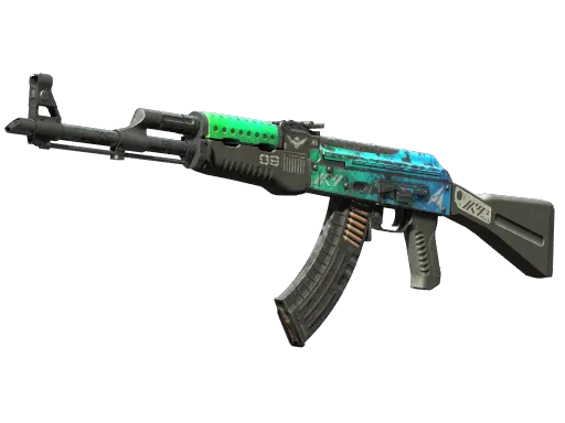 StatTrak™ AK-47 | Ice Coaled (Battle-Scarred)