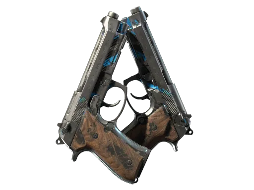 Dual Berettas | Shred (Battle-Scarred)