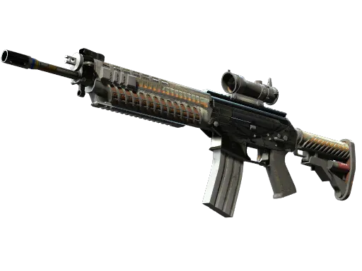 SG 553 | Aerial (Battle-Scarred)