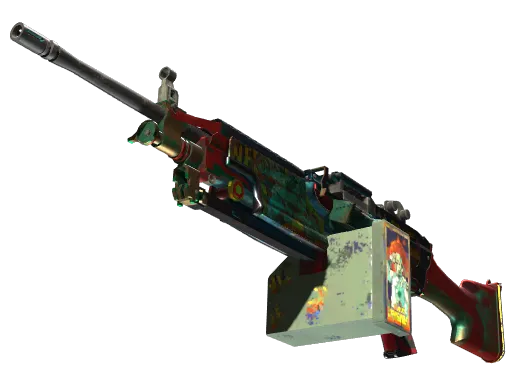 StatTrak™ M249 | Nebula Crusader (Battle-Scarred)