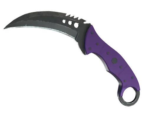 ★ StatTrak™ Talon Knife | Ultraviolet (Well-Worn)