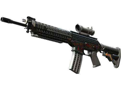 StatTrak™ SG 553 | Heavy Metal (Factory New)