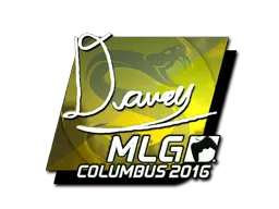 Sticker | DAVEY | MLG Columbus 2016