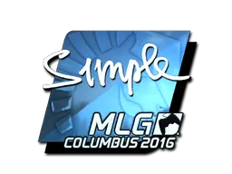 Sticker | s1mple | MLG Columbus 2016