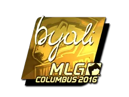 Sticker | byali (Gold) | MLG Columbus 2016