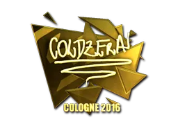 Sticker | coldzera (Gold) | Cologne 2016