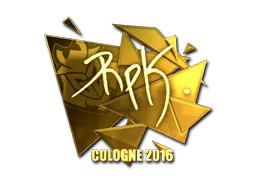 Sticker | RpK (Gold) | Cologne 2016