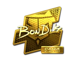 Sticker | bondik (Gold) | Atlanta 2017