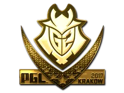 Sticker | G2 Esports (Gold) | Krakow 2017