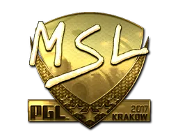 Sticker | MSL (Gold) | Krakow 2017