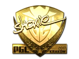 Sticker | shox (Gold) | Krakow 2017