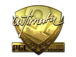 Sticker | autimatic (Gold) | Krakow 2017