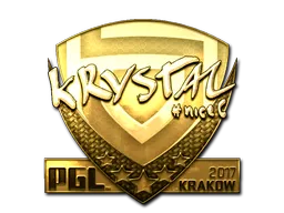 Sticker | kRYSTAL (Gold) | Krakow 2017