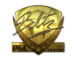 Sticker | boltz (Gold) | Krakow 2017