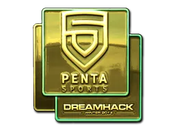 Sticker | PENTA Sports (Gold) | DreamHack 2014