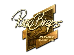 Sticker | pashaBiceps (Gold) | Boston 2018