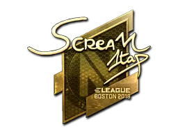 Sticker | ScreaM (Gold) | Boston 2018