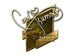 Sticker | Summer (Gold) | Boston 2018