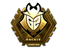 Sticker | G2 Esports (Gold) | London 2018