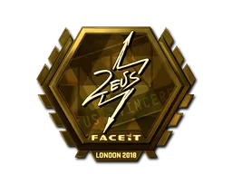 Sticker | Zeus (Gold) | London 2018
