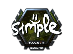 Sticker | s1mple | London 2018