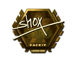 Sticker | shox (Gold) | London 2018