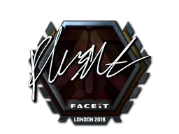 Sticker | flusha | London 2018