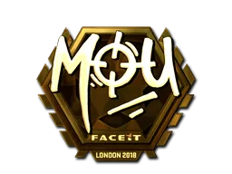Sticker | mou (Gold) | London 2018