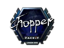 Sticker | chopper | London 2018