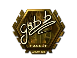 Sticker | gob b (Gold) | London 2018