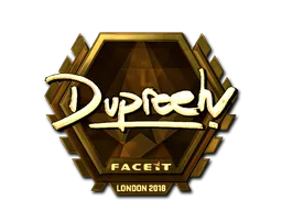 Sticker | dupreeh (Gold) | London 2018