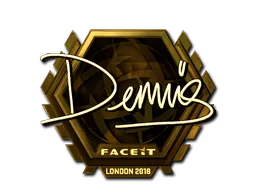 Sticker | dennis (Gold) | London 2018