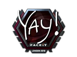 Sticker | yay | London 2018