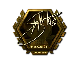 Sticker | Hiko (Gold) | London 2018