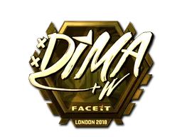 Sticker | Dima (Gold) | London 2018