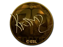 Sticker | KRIMZ (Gold) | Katowice 2019