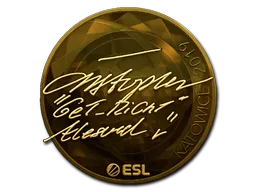 Sticker | GeT_RiGhT (Gold) | Katowice 2019