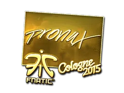 Sticker | pronax (Gold) | Cologne 2015