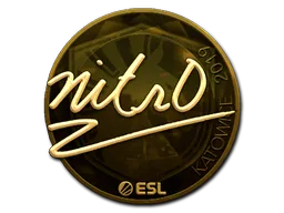 Sticker | nitr0 (Gold) | Katowice 2019