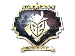 Sticker | G2 Esports (Gold) | Berlin 2019
