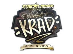 Sticker | Krad (Gold) | Berlin 2019