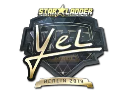 Sticker | yel (Gold) | Berlin 2019