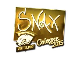 Sticker | Snax (Gold) | Cologne 2015