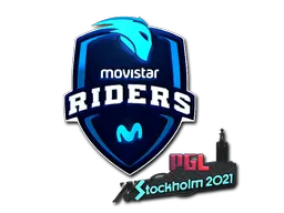 Sticker | Movistar Riders | Stockholm 2021