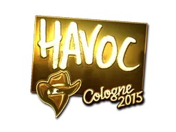 Sticker | Havoc (Gold) | Cologne 2015