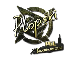 Sticker | Plopski | Stockholm 2021